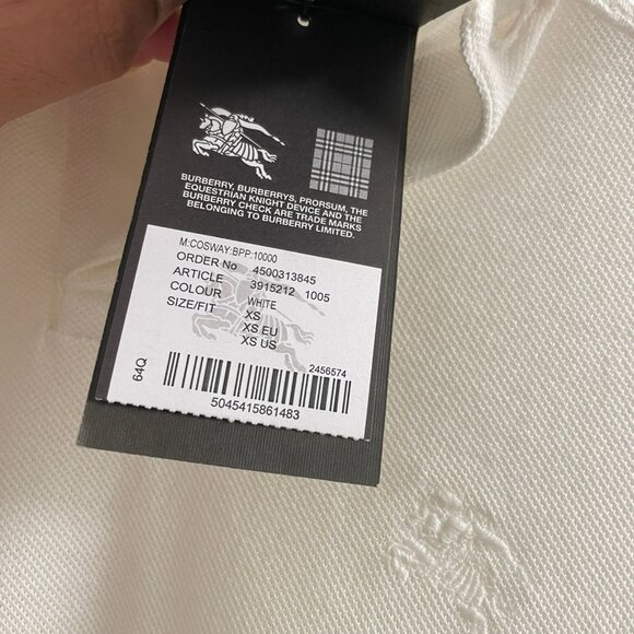 AUTHENTIC BRAND NEW Men's Burberry Polo Size XS - Picture 3 of 5